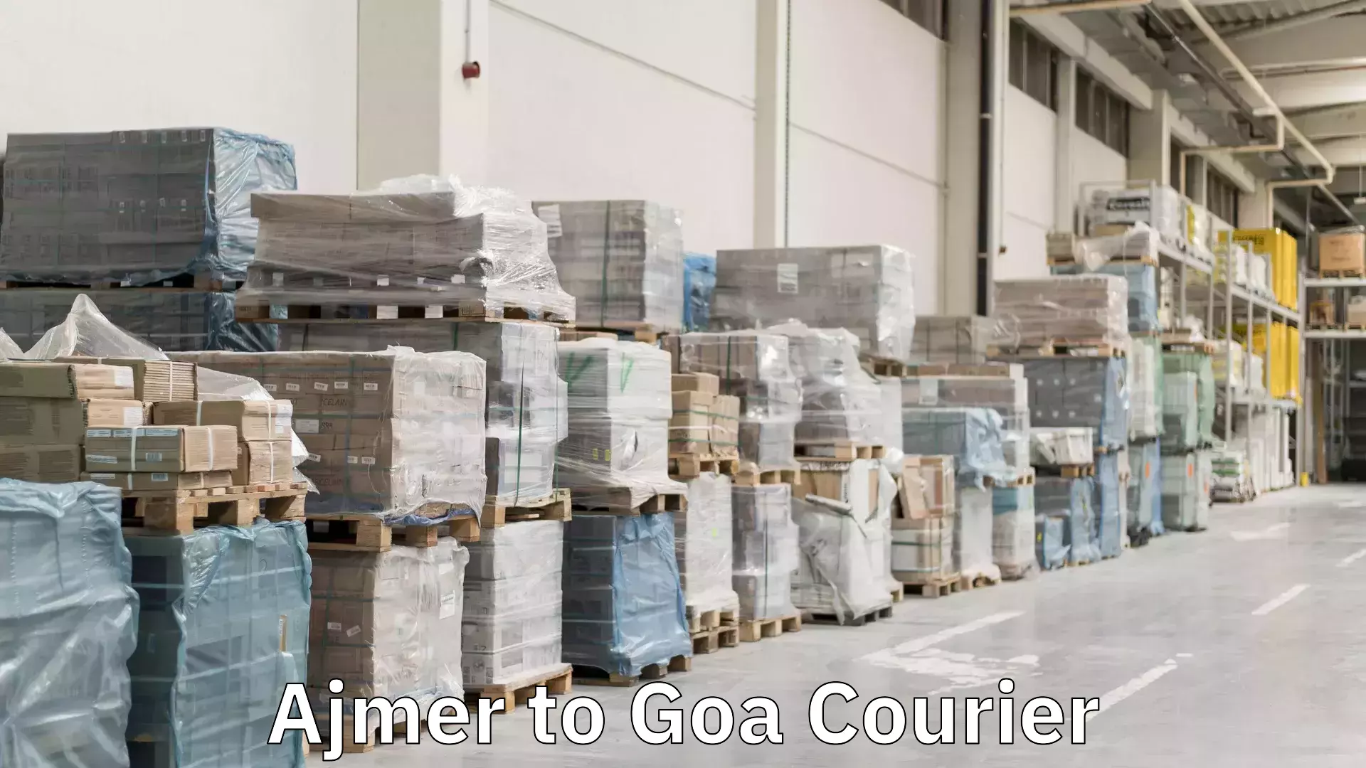 Efficient parcel transport Ajmer to Panjim