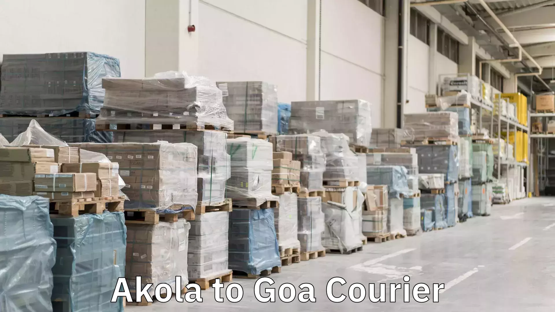 Automated parcel services Akola to Mormugao Port