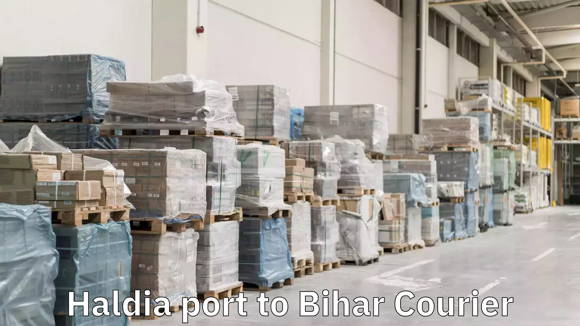Nationwide shipping capabilities Haldia port to Bihar