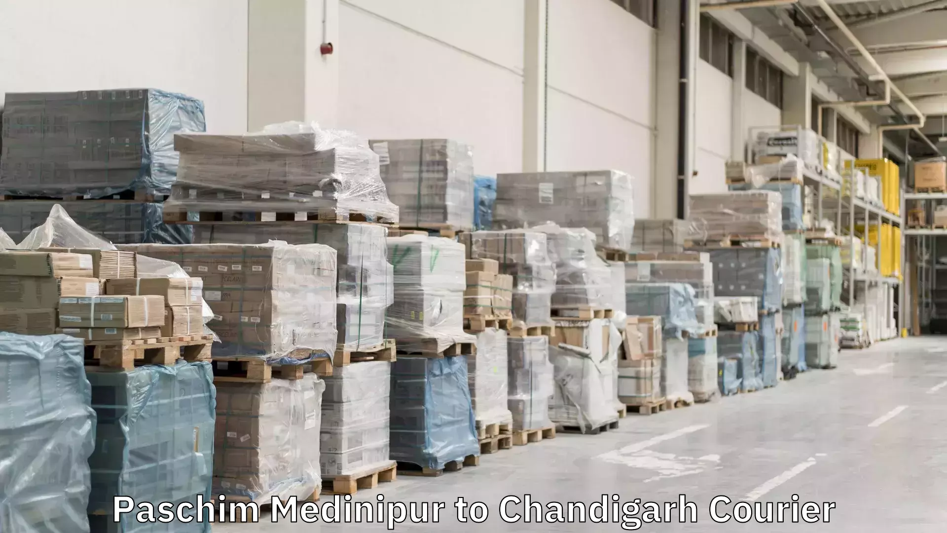 Shipping and handling Paschim Medinipur to Chandigarh