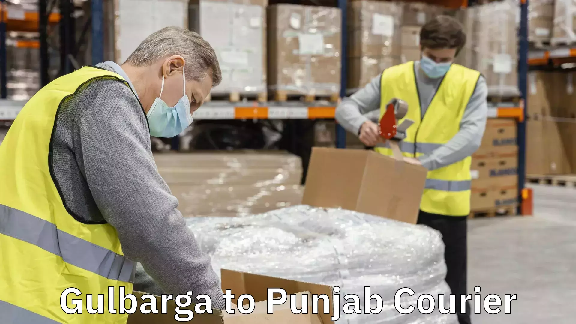 Cargo courier service Gulbarga to Amritsar