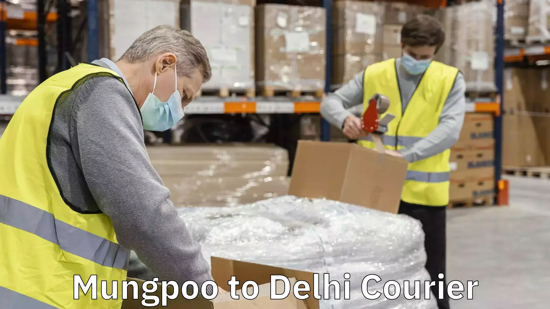 Parcel handling and care Mungpoo to Jamia Hamdard New Delhi