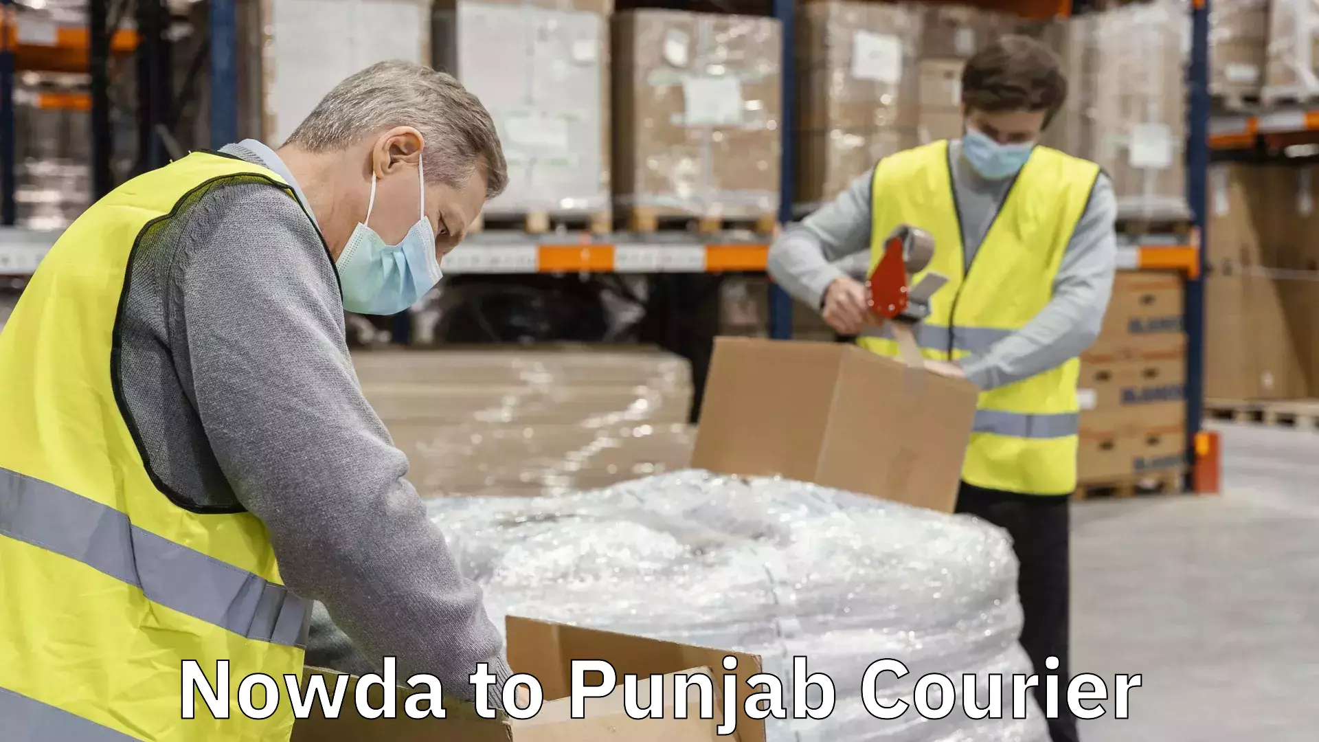 Domestic courier Nowda to Punjab