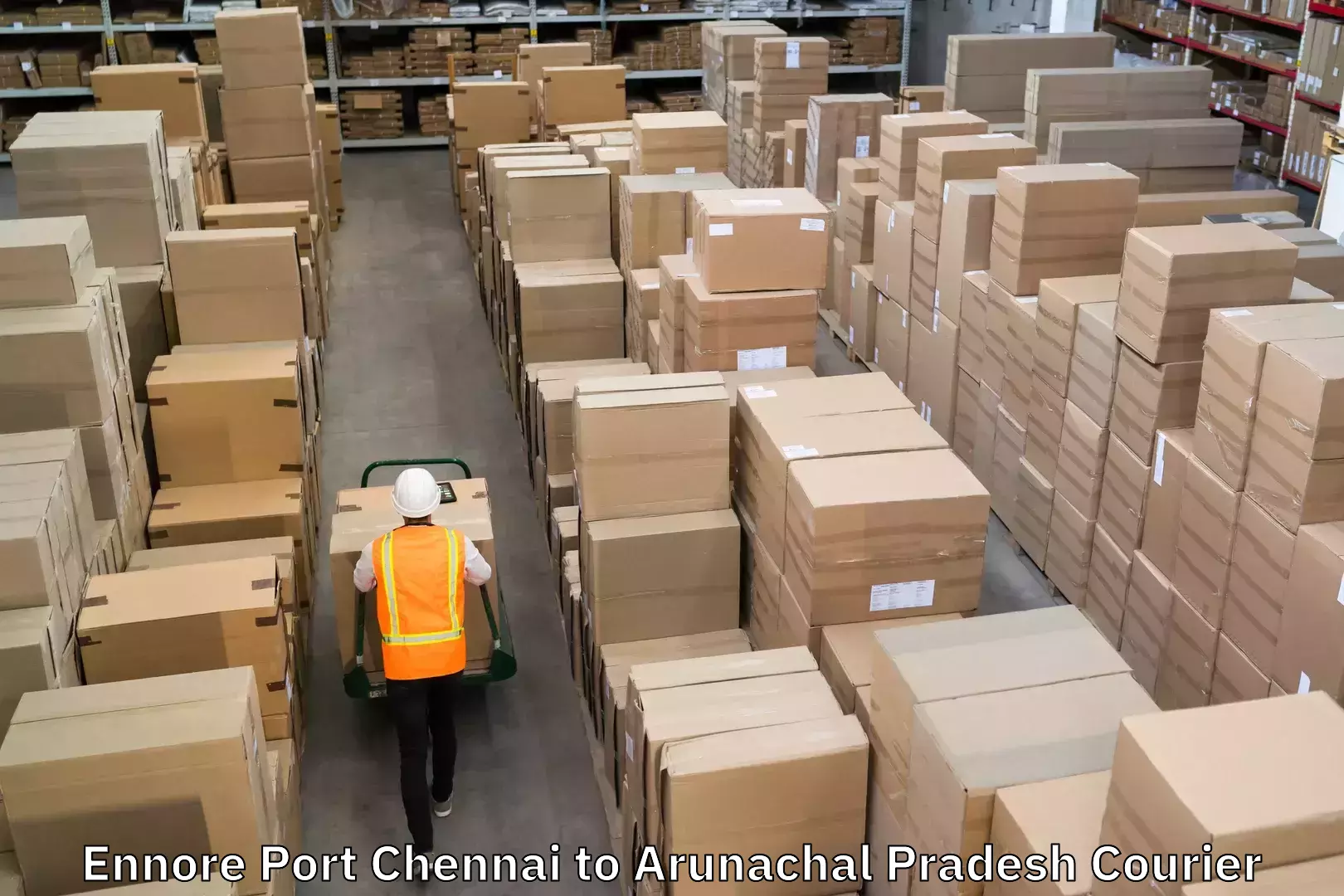 Small parcel delivery Ennore Port Chennai to West Kameng