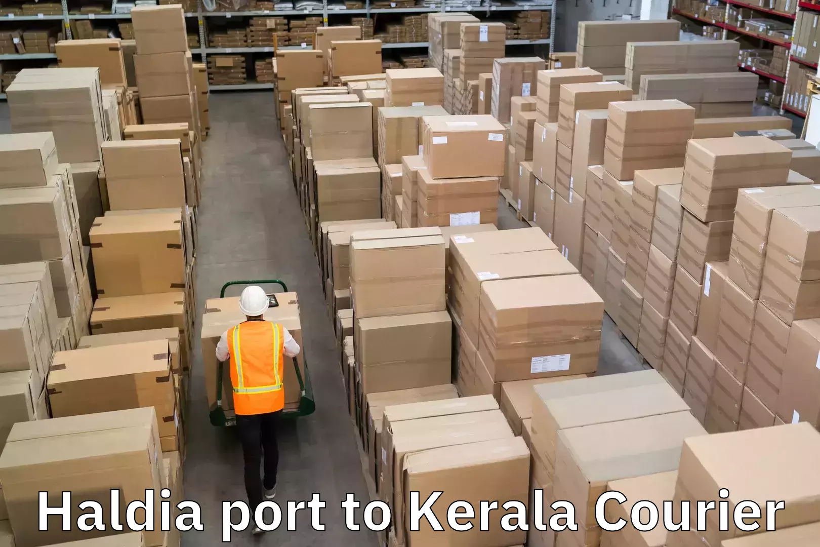 Door to door delivery Haldia port to Kerala