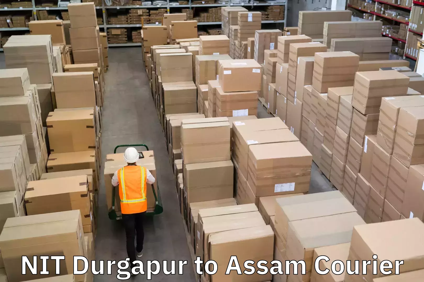 Courier service efficiency NIT Durgapur to Assam