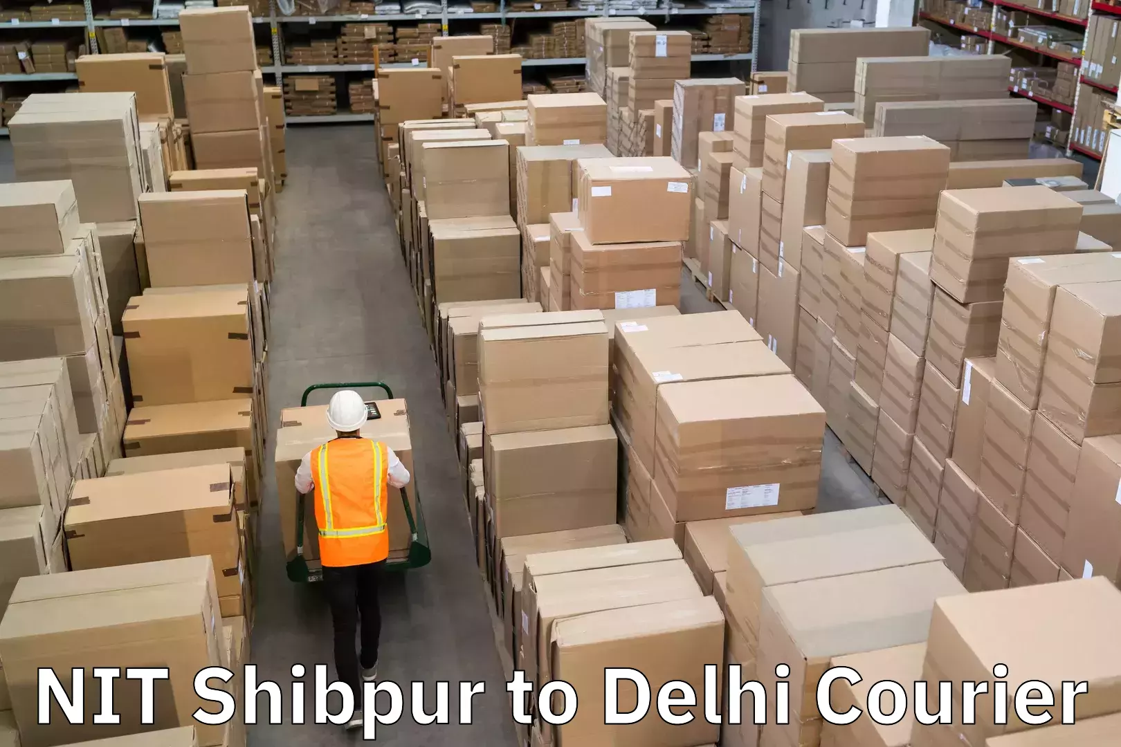 Courier service innovation NIT Shibpur to University of Delhi