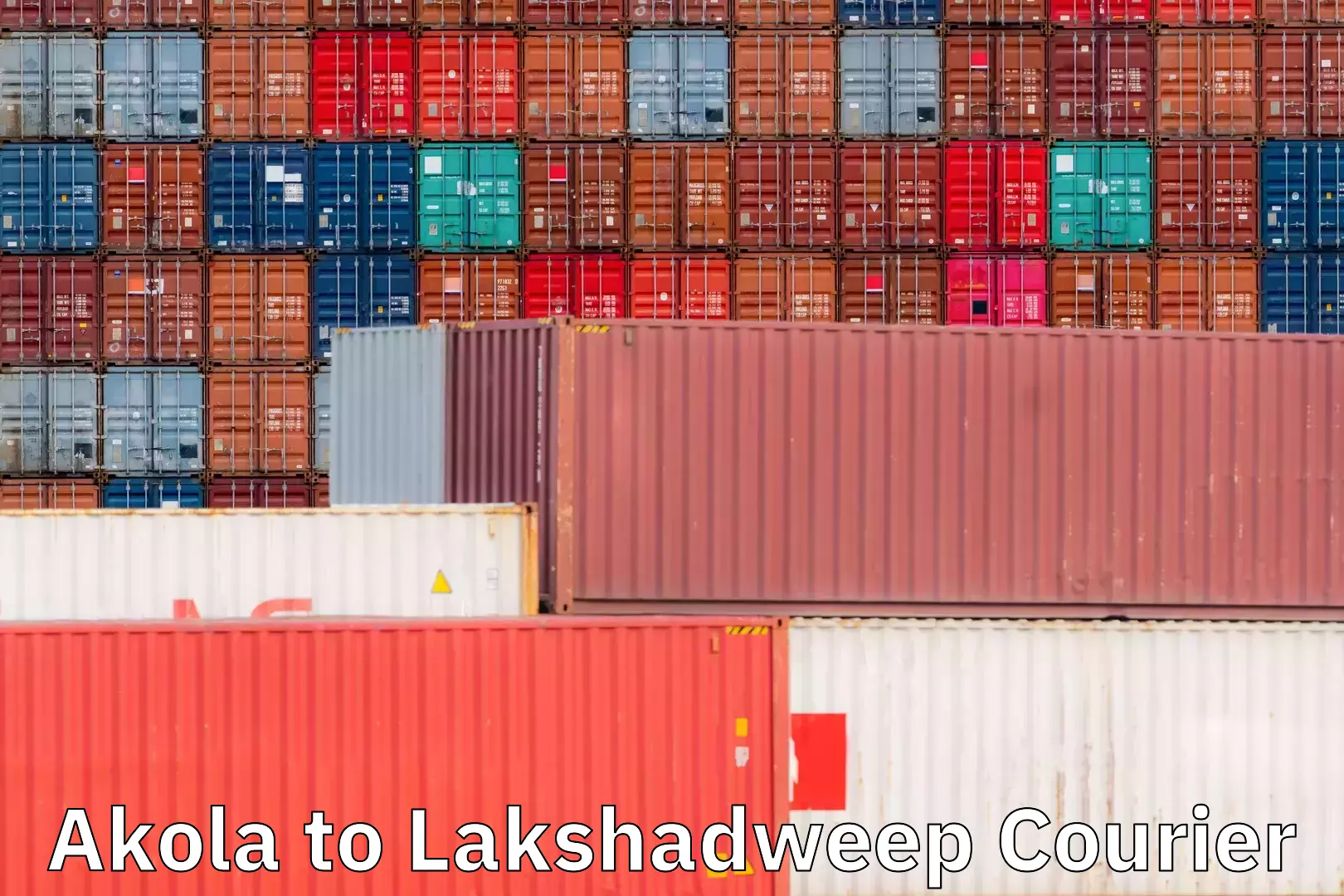 Cost-effective shipping solutions Akola to Lakshadweep