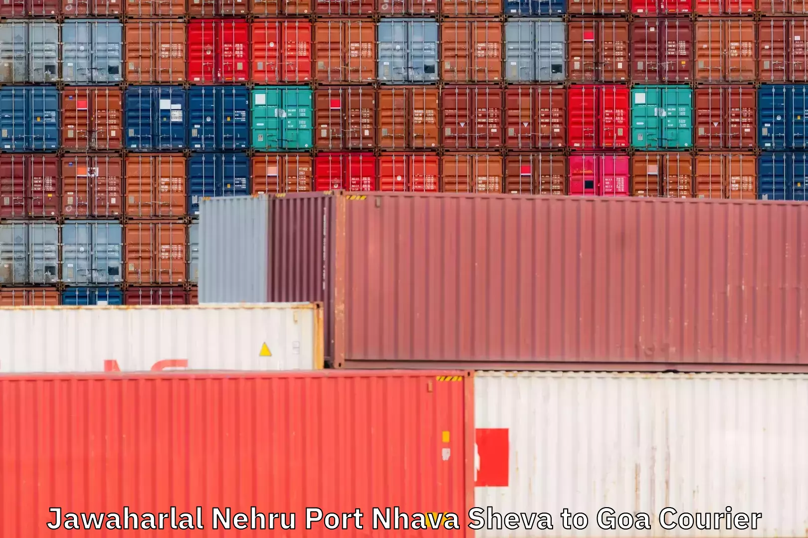 On-demand shipping options Jawaharlal Nehru Port Nhava Sheva to IIT Goa