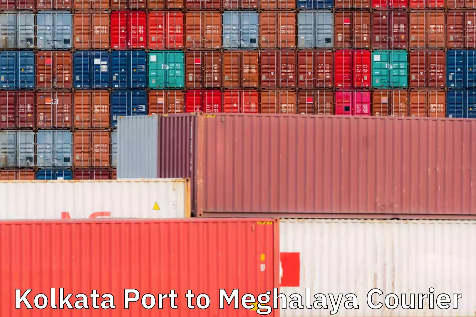 Courier service partnerships Kolkata Port to Jaintia Hills