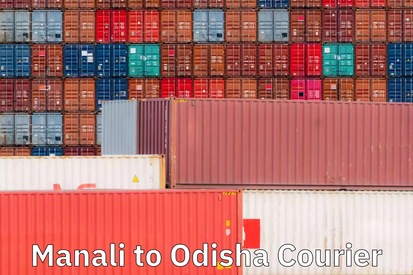 Efficient cargo services Manali to Odisha