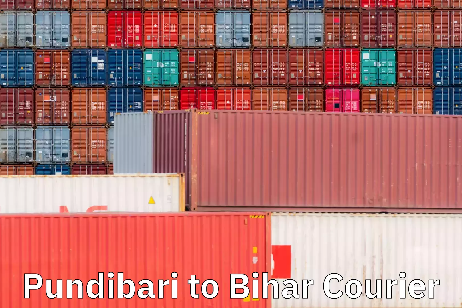 Courier service booking Pundibari to Bihar