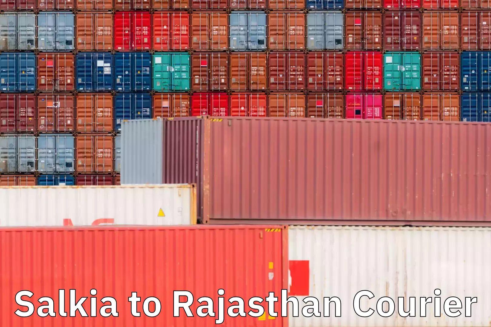 High-capacity courier solutions Salkia to Rajasthan