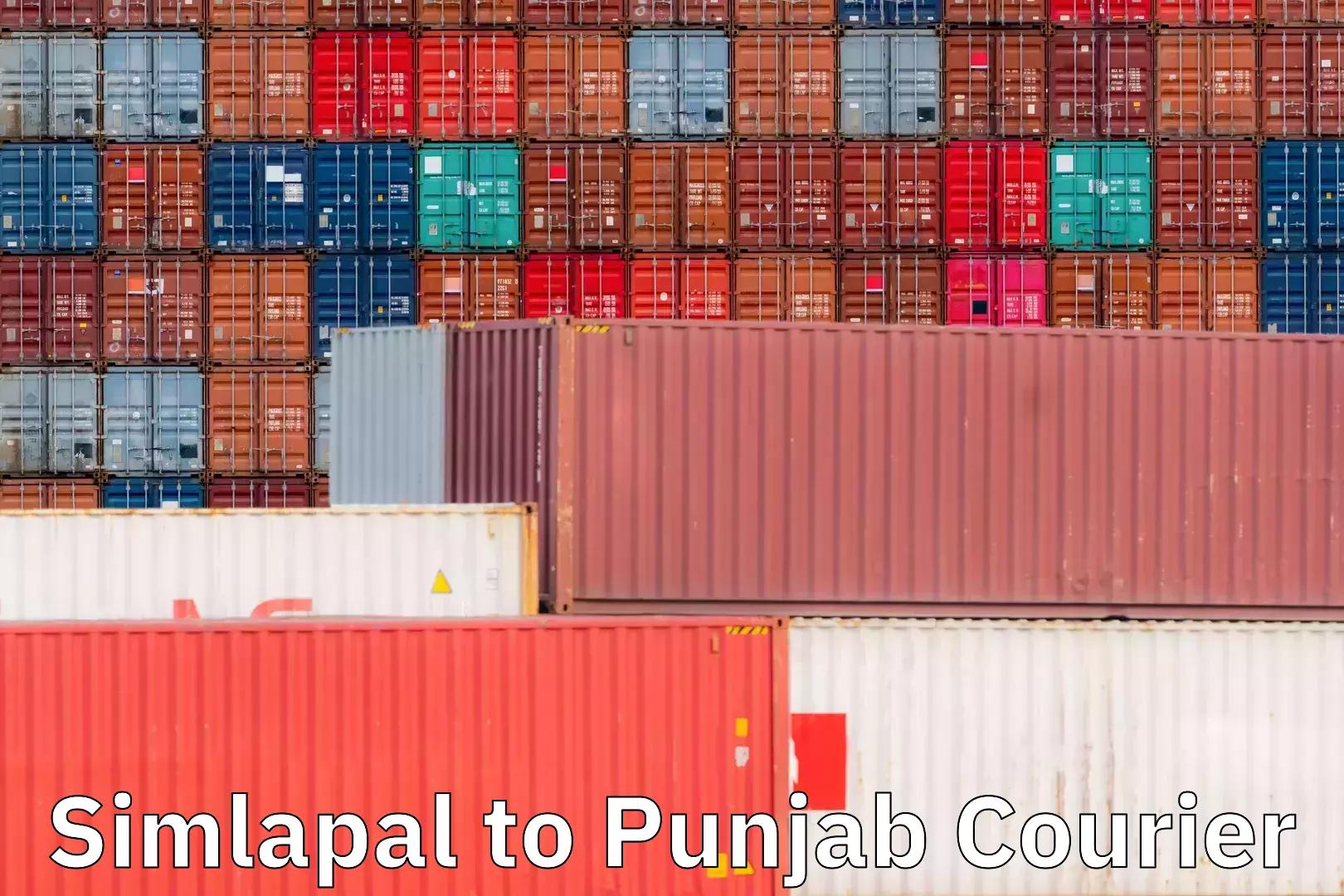 Bulk order courier Simlapal to Punjab
