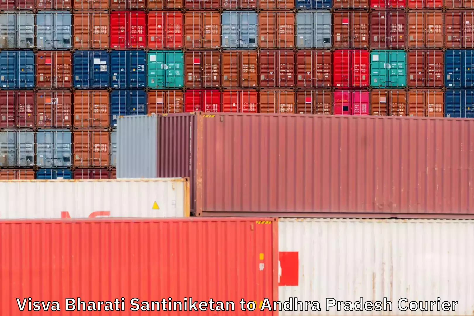 Advanced shipping logistics Visva Bharati Santiniketan to Andhra Pradesh