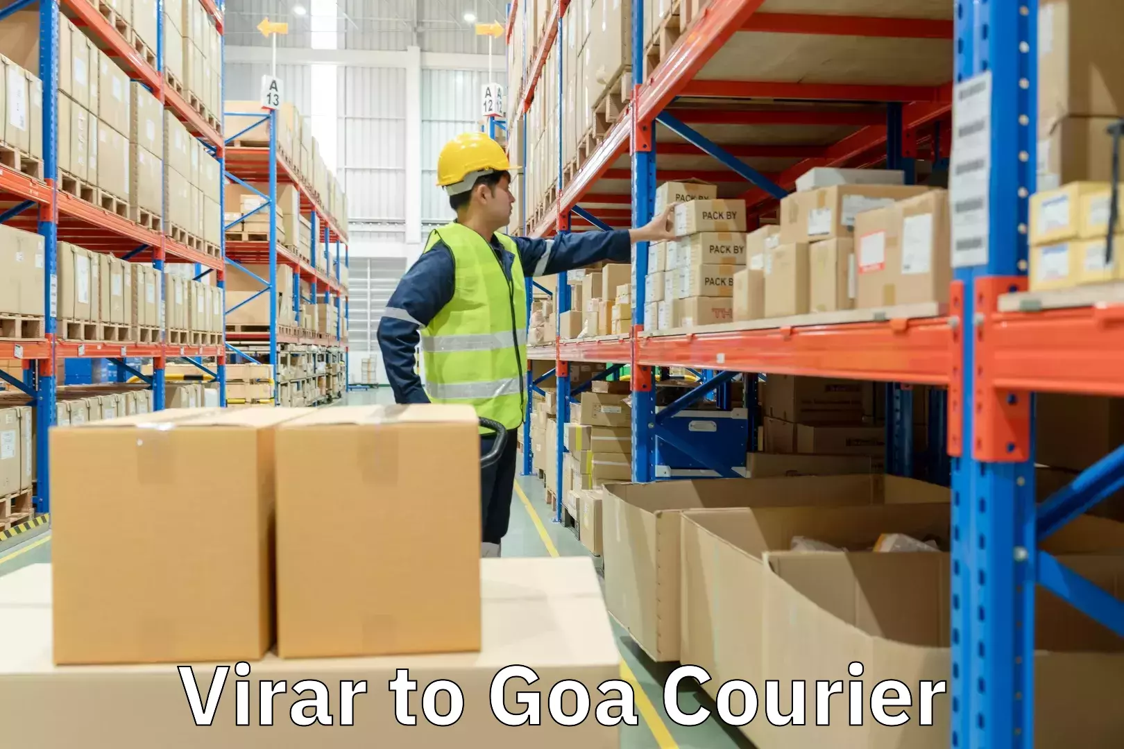 Courier service innovation Virar to Bardez