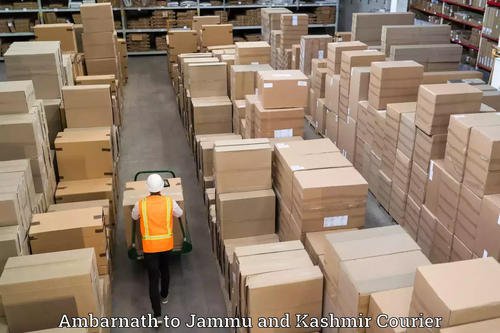 Expert home shifting Ambarnath to Jammu and Kashmir