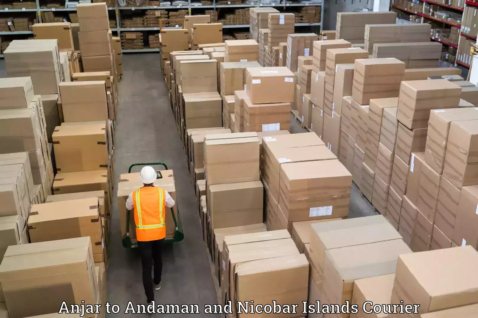 Efficient moving strategies Anjar to Andaman and Nicobar Islands