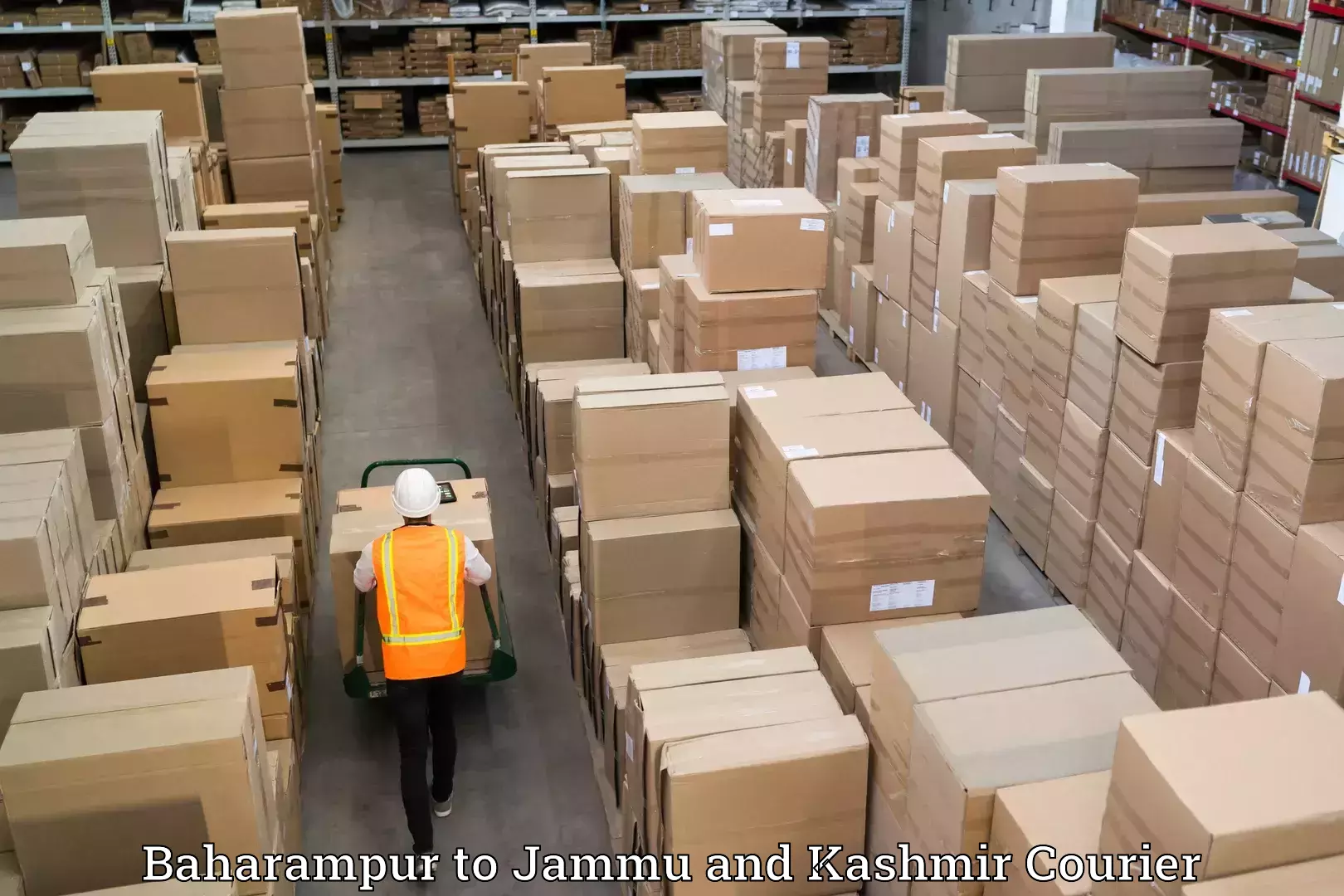 Quality household transport Baharampur to Jammu and Kashmir