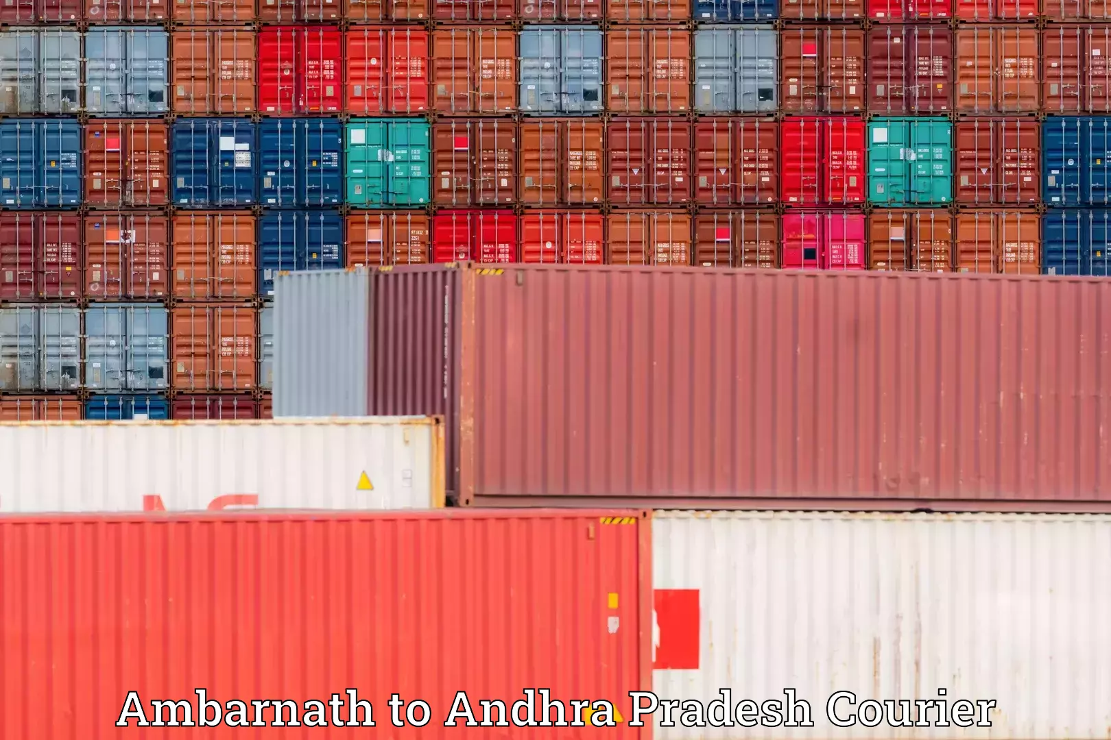 Efficient relocation services Ambarnath to Andhra Pradesh