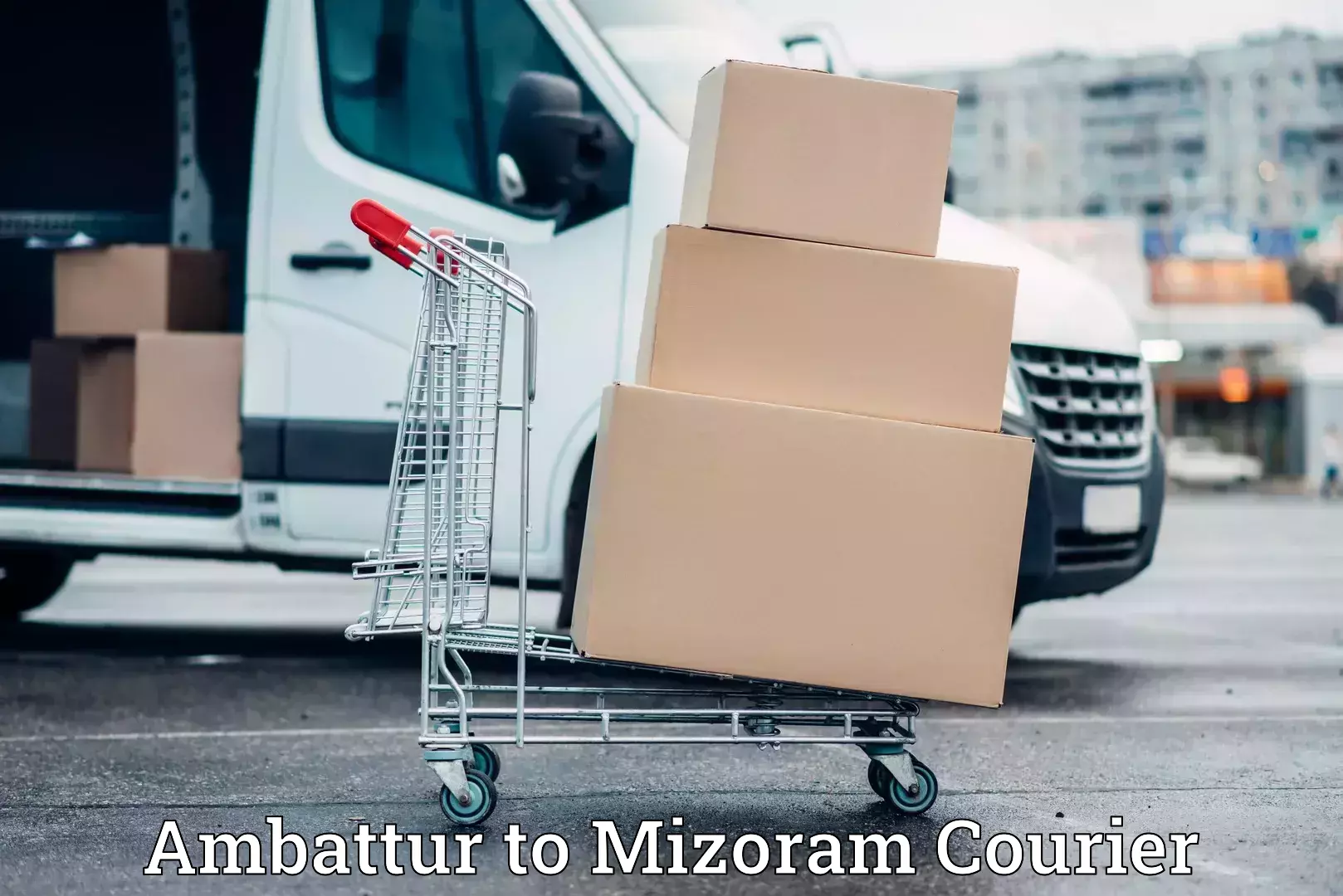 Household transport experts Ambattur to Mizoram