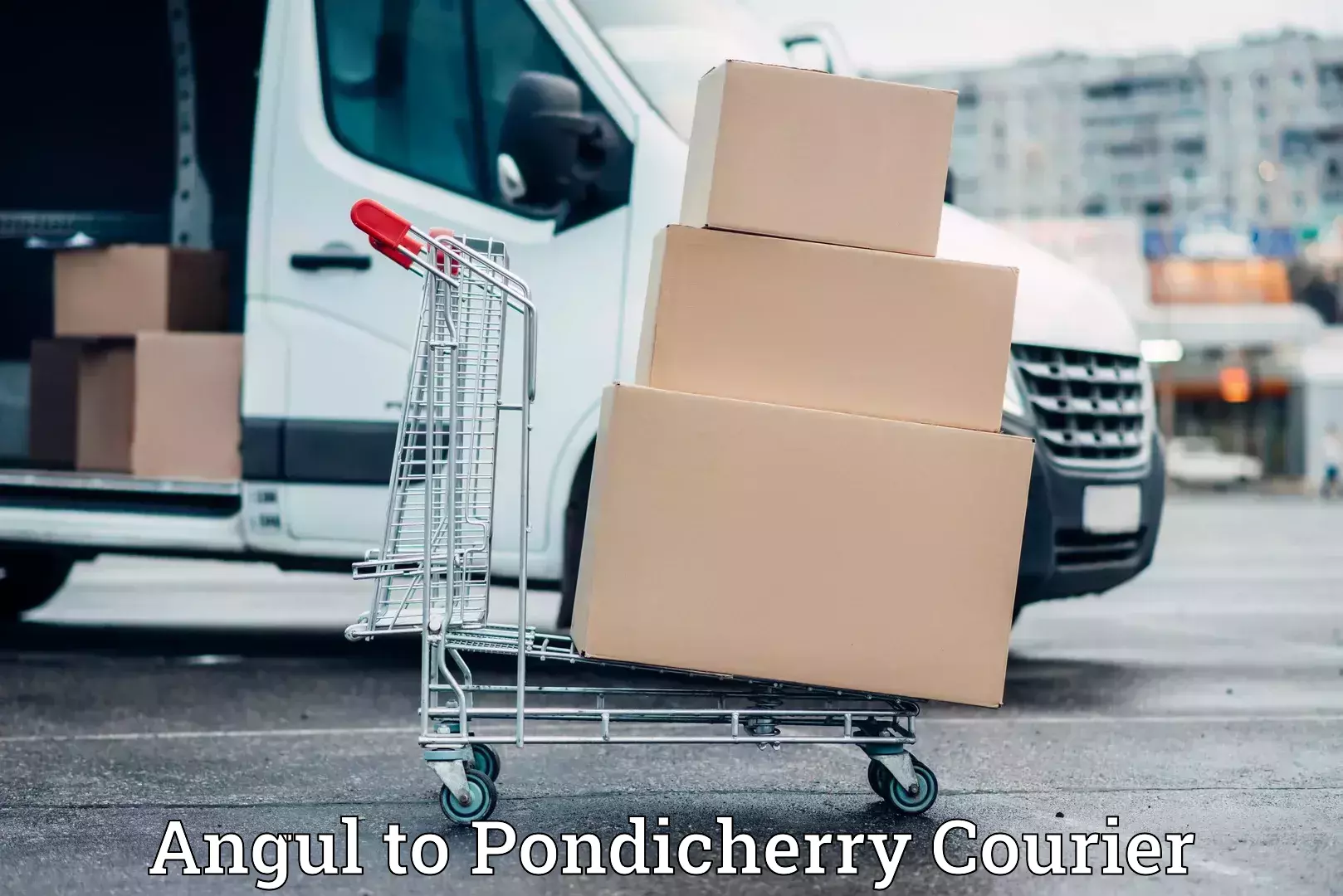 Interstate household moving Angul to Pondicherry