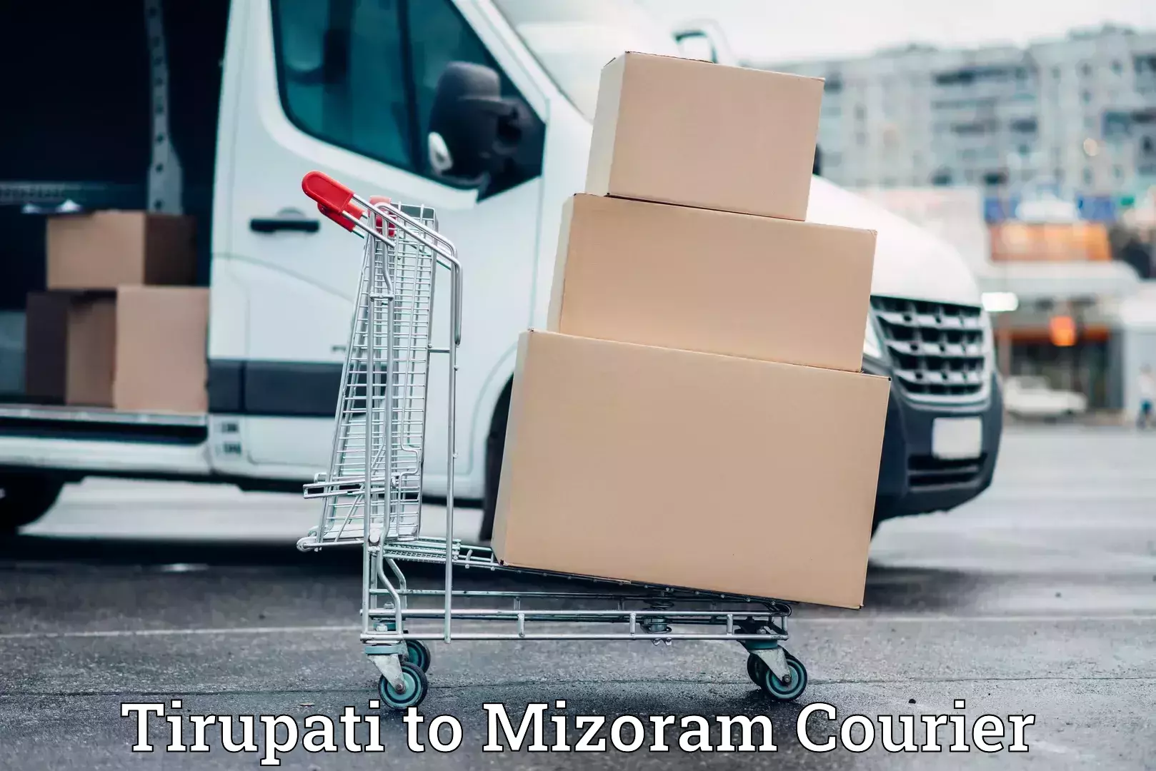 Custom moving solutions Tirupati to NIT Aizawl