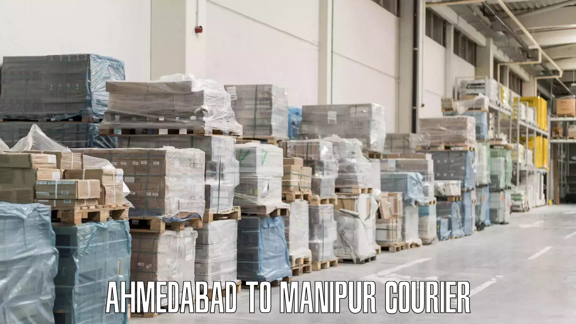 Baggage delivery support Ahmedabad to Chandel