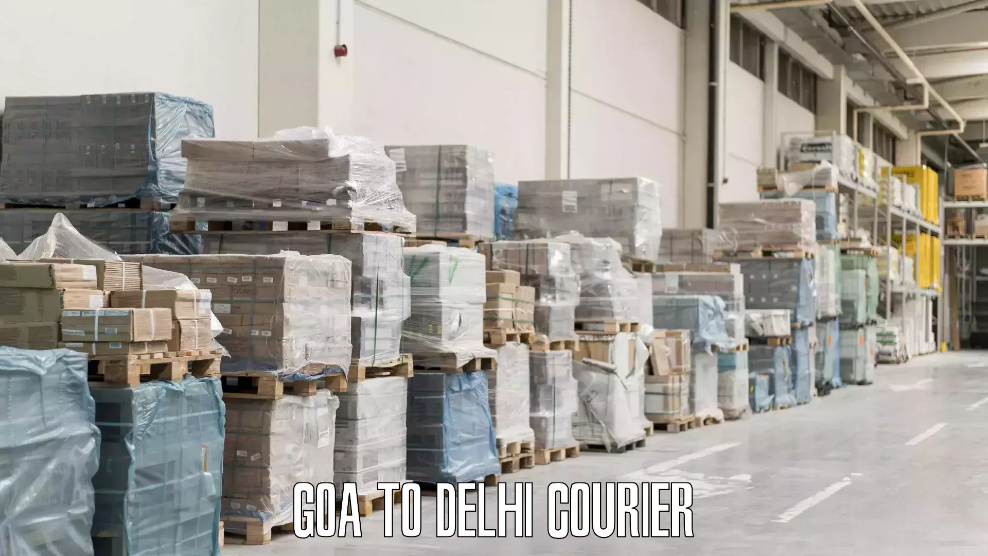 Luggage shipping management Goa to Delhi