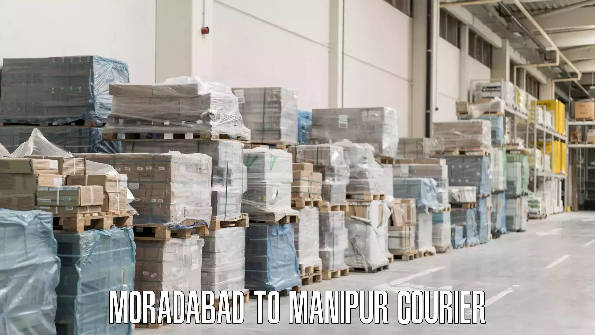 Discounted baggage transport in Moradabad to Manipur