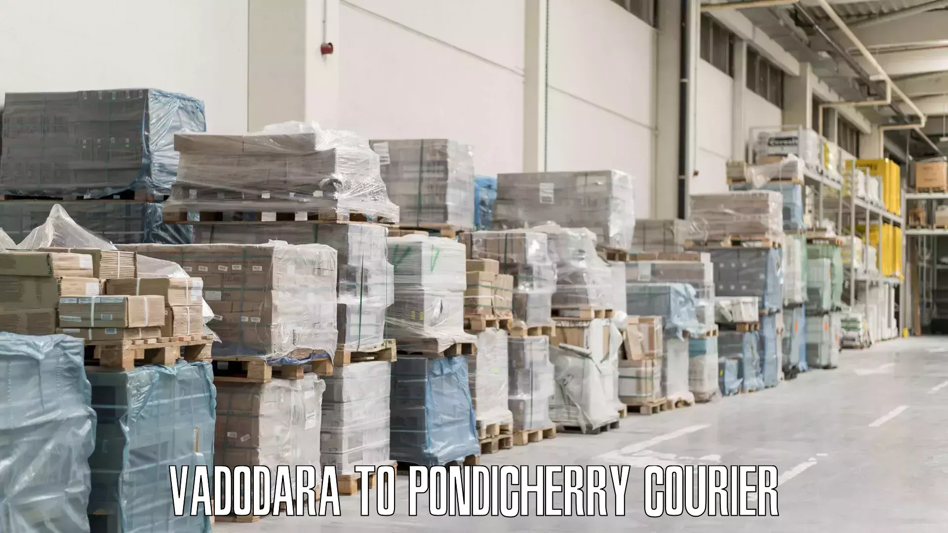 Baggage shipping logistics Vadodara to Pondicherry