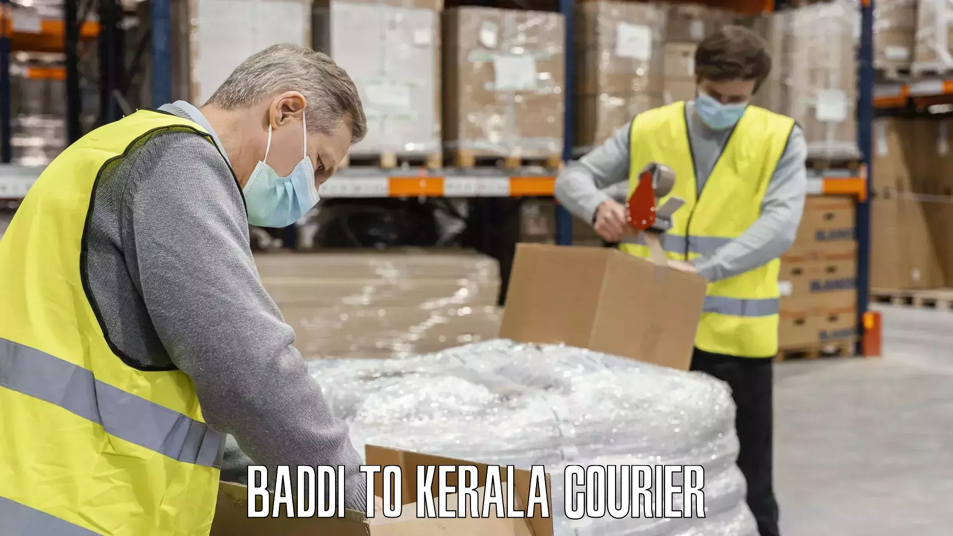 Baggage courier calculator Baddi to Kerala