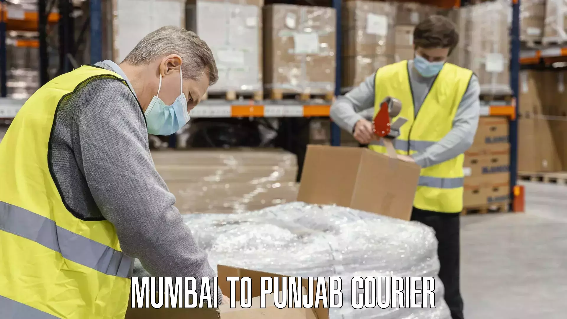 Baggage courier service Mumbai to Talwandi Sabo