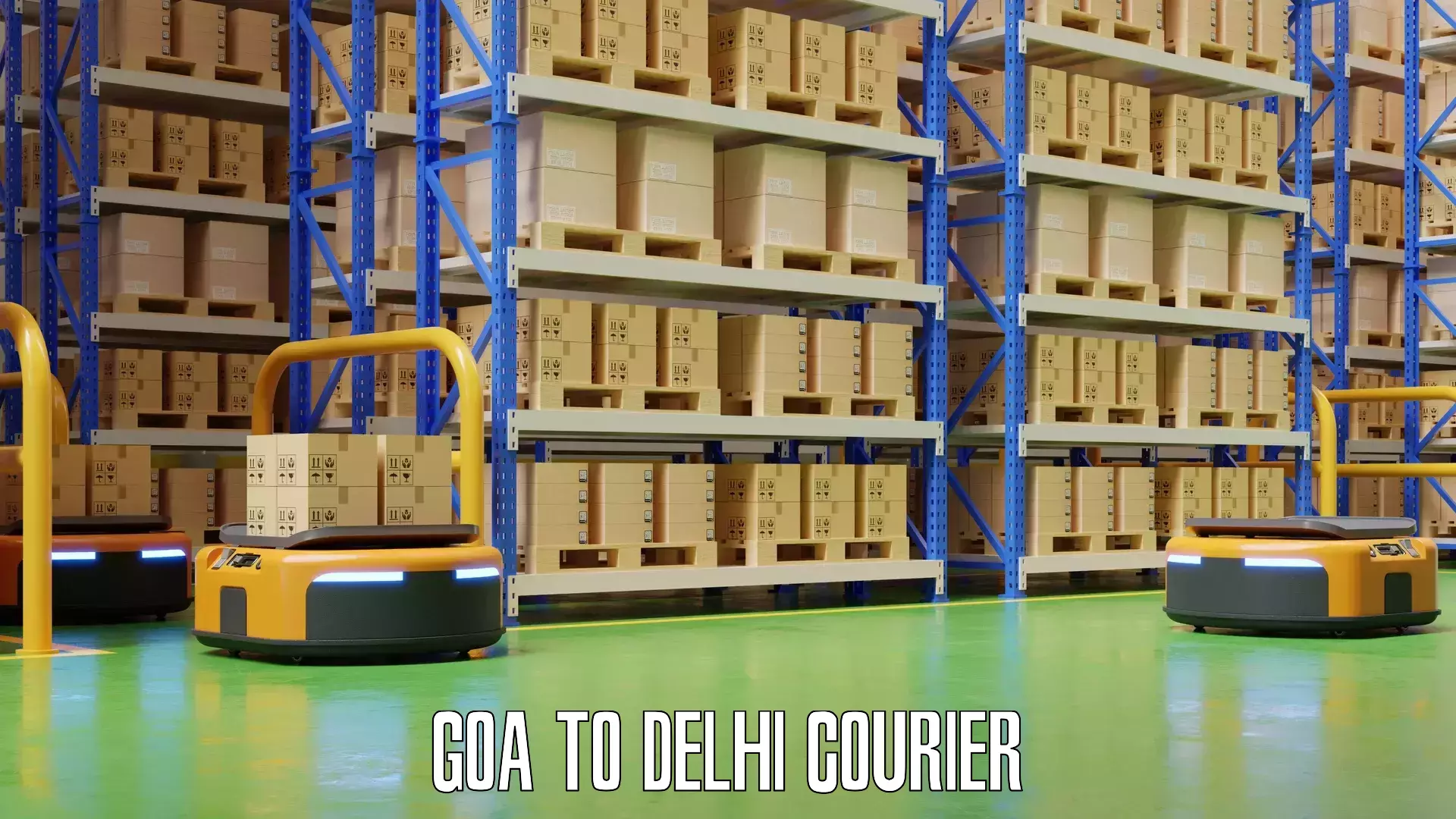 Efficient baggage courier system Goa to Sarojini Nagar