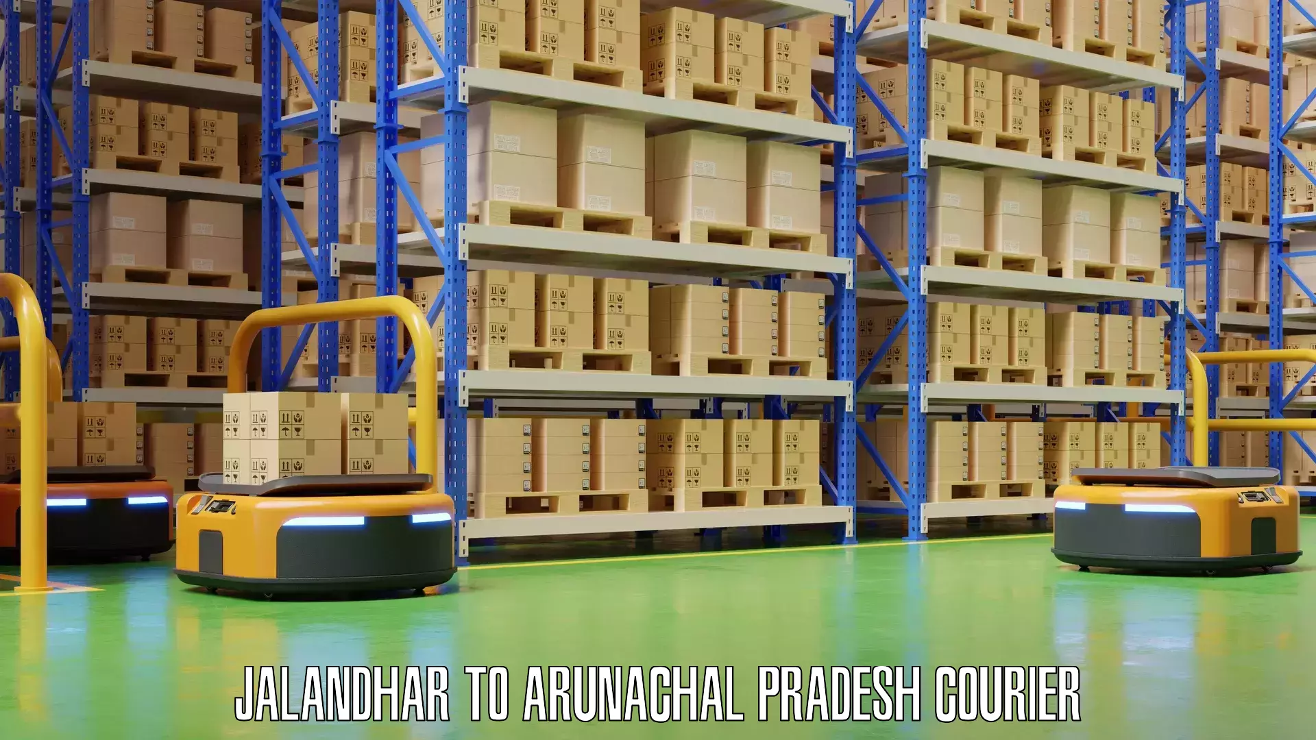 Baggage shipping logistics Jalandhar to Arunachal Pradesh