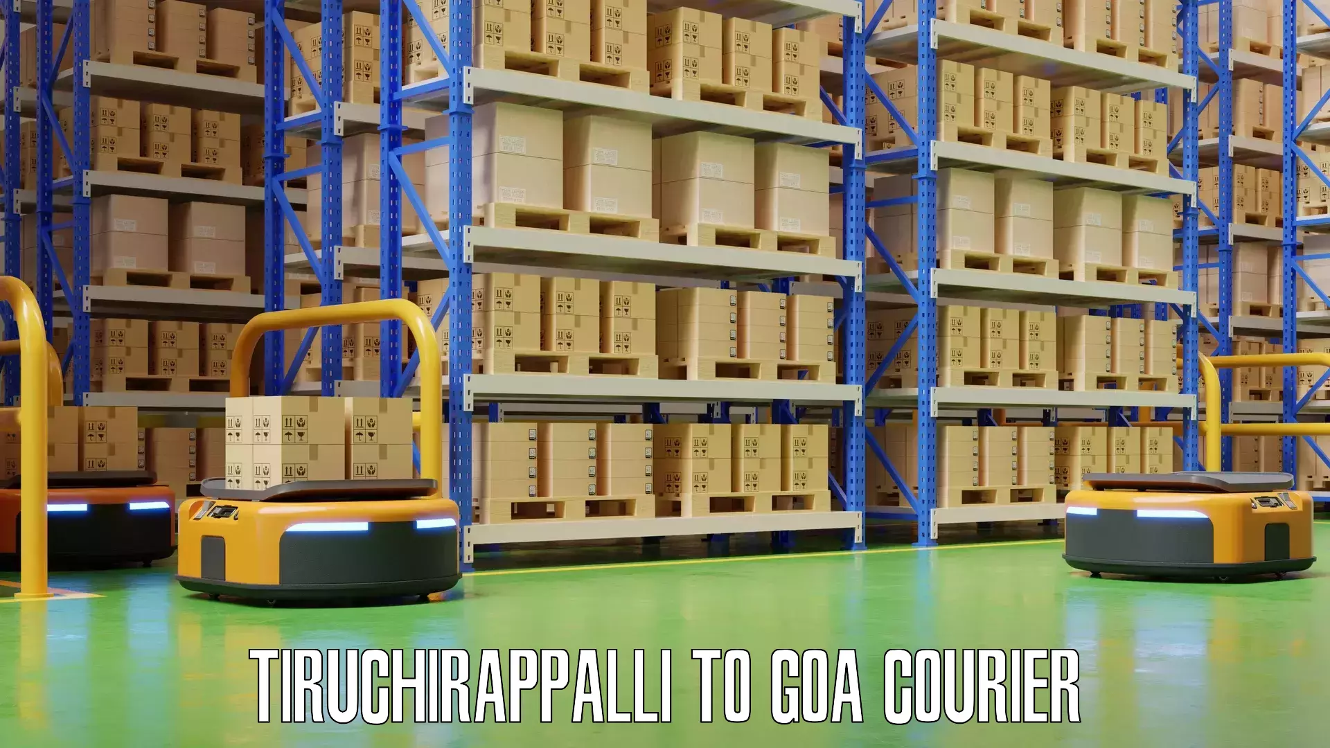 Digital baggage courier Tiruchirappalli to Goa