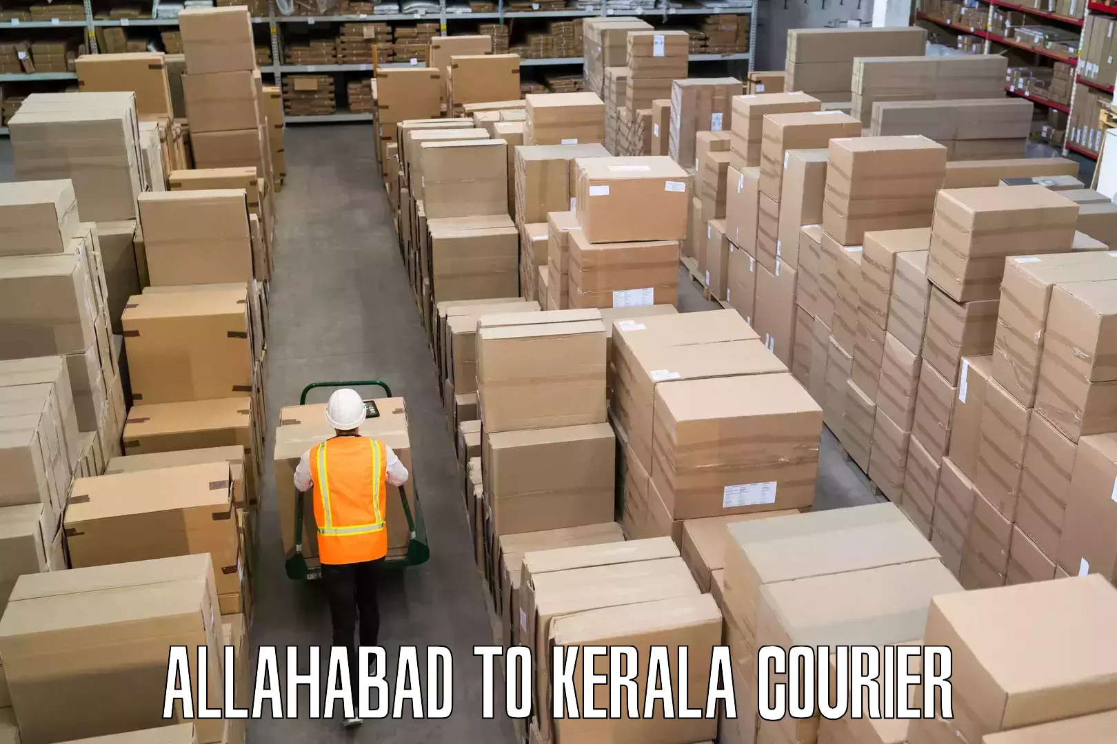 Versatile luggage courier Allahabad to Peravoor