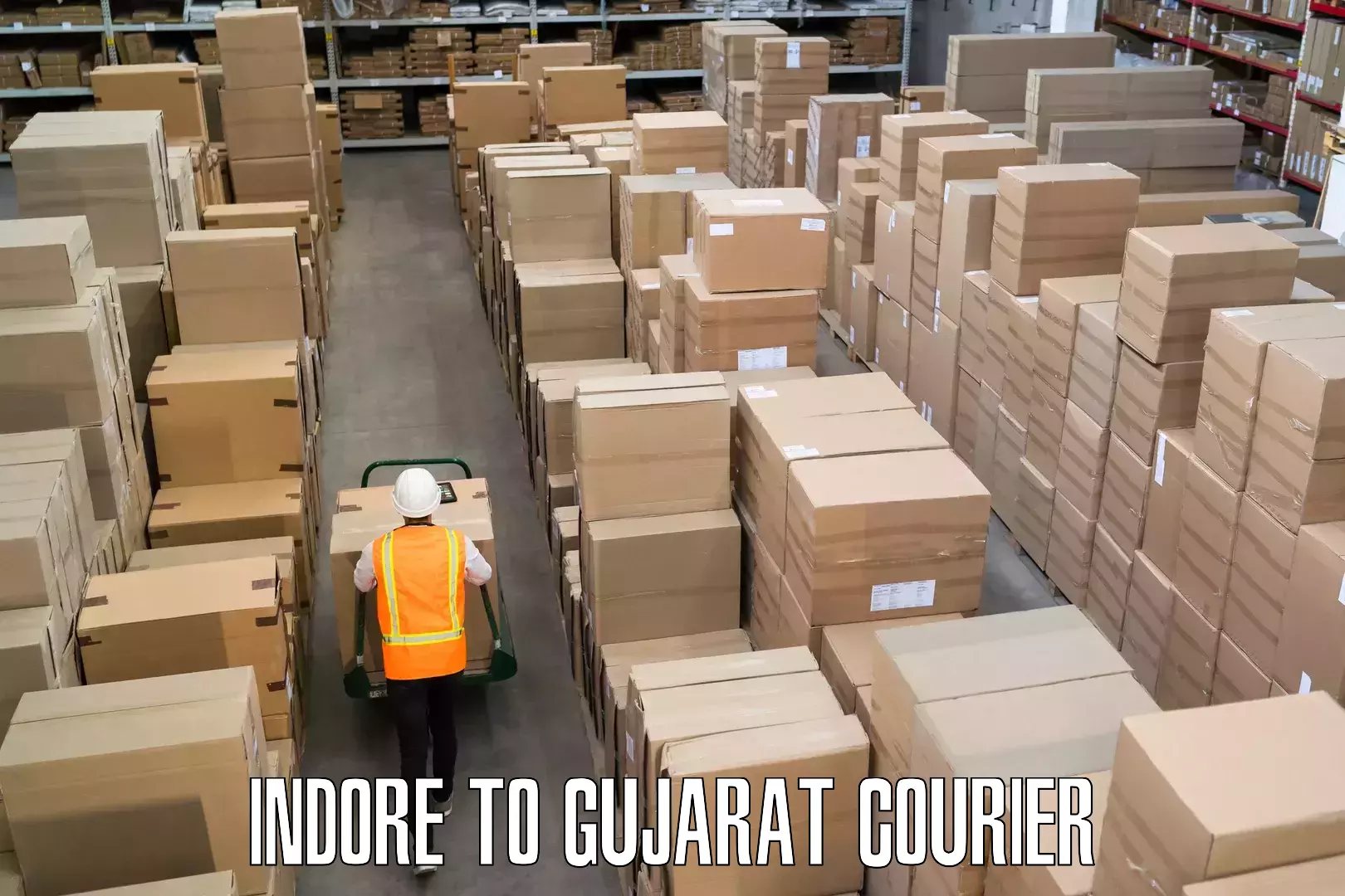 Comprehensive baggage courier Indore to Songadh