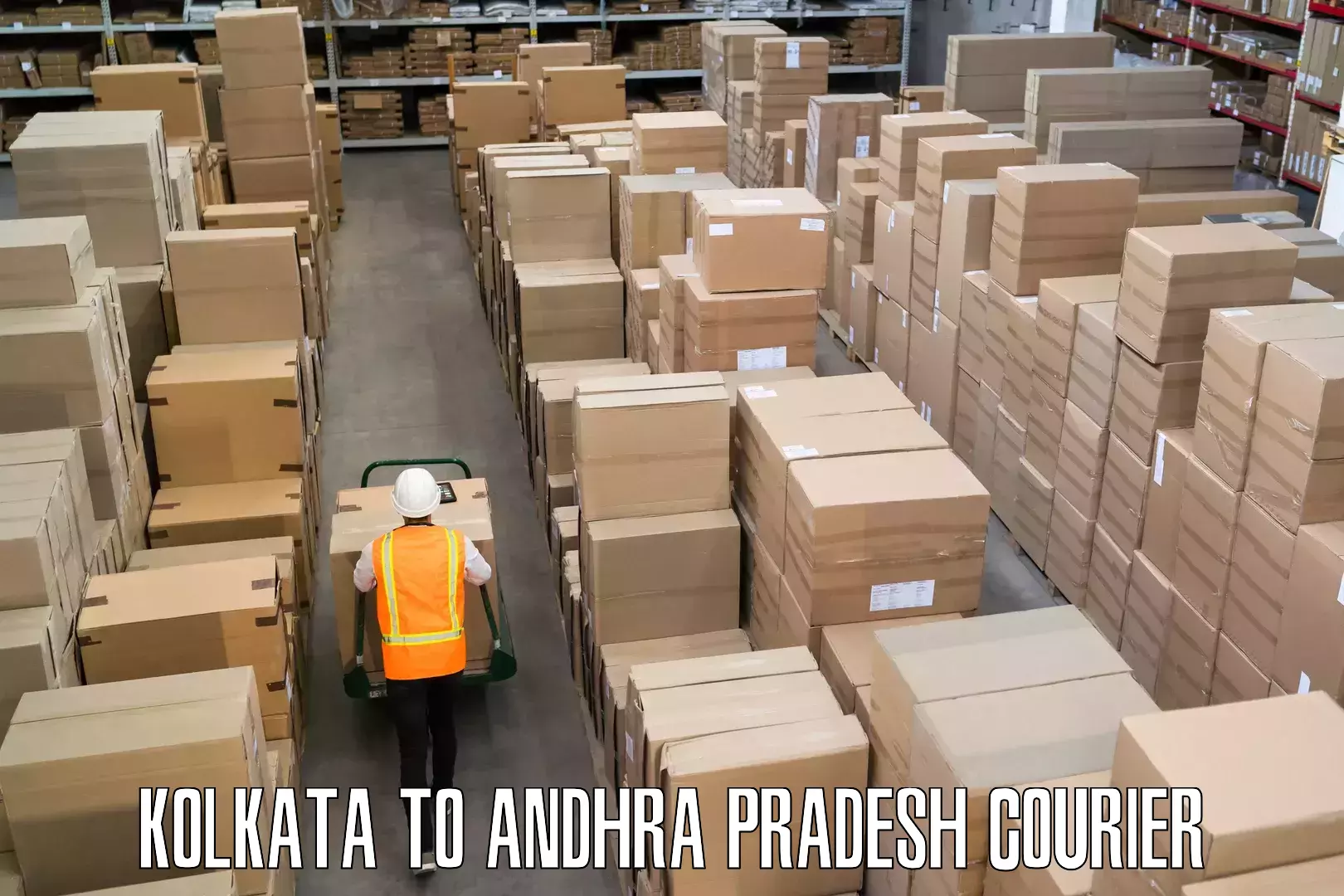 Comprehensive baggage service Kolkata to Narasaraopet