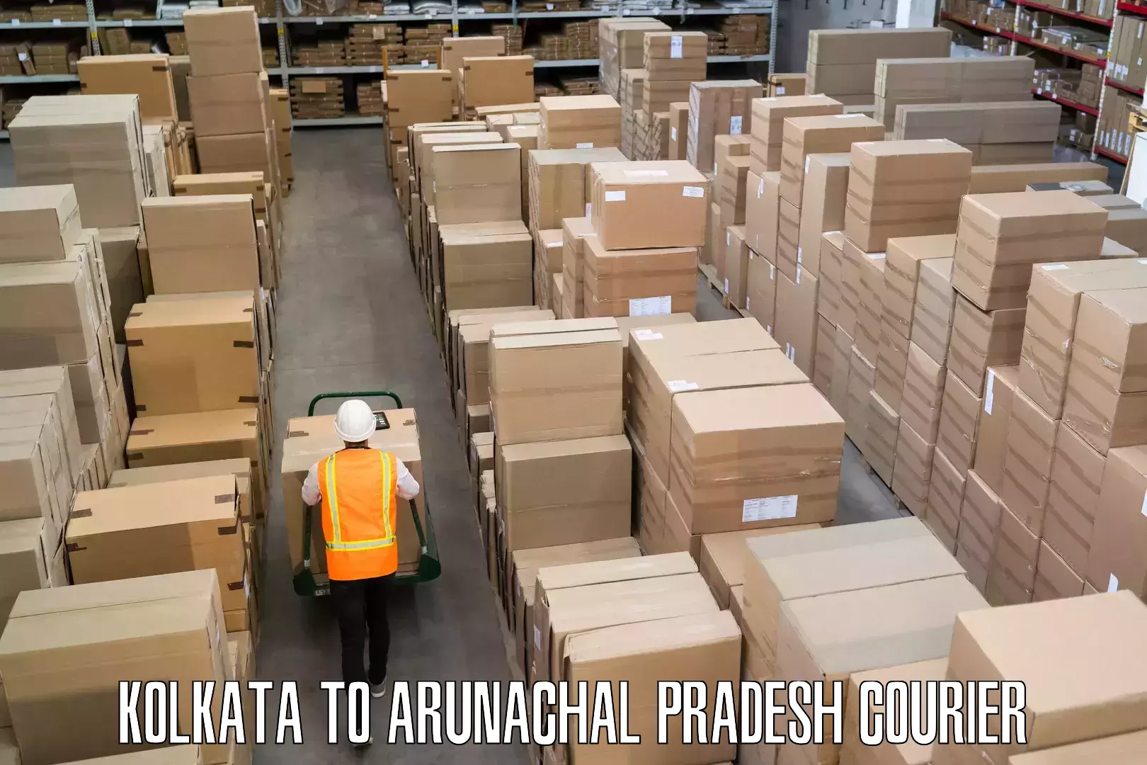 Reliable luggage courier Kolkata to Arunachal Pradesh