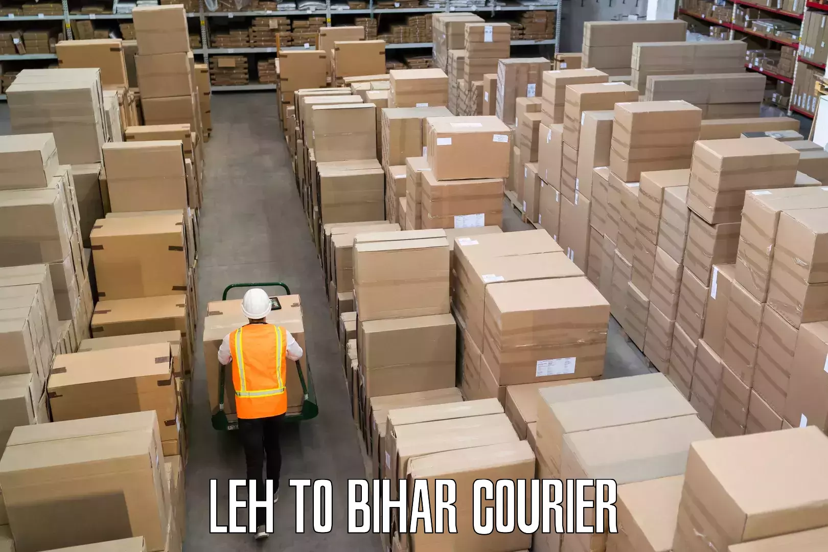 Comprehensive baggage courier Leh to Sugauli