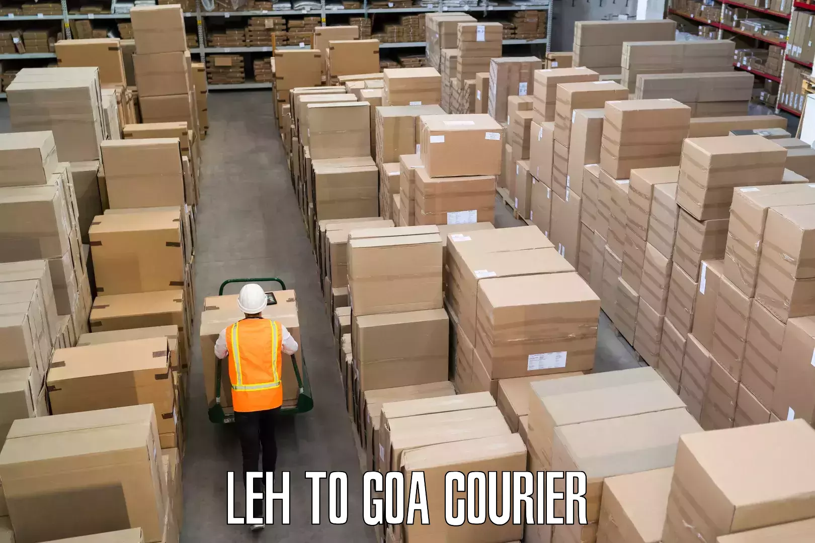 Luggage transport consultancy in Leh to IIT Goa