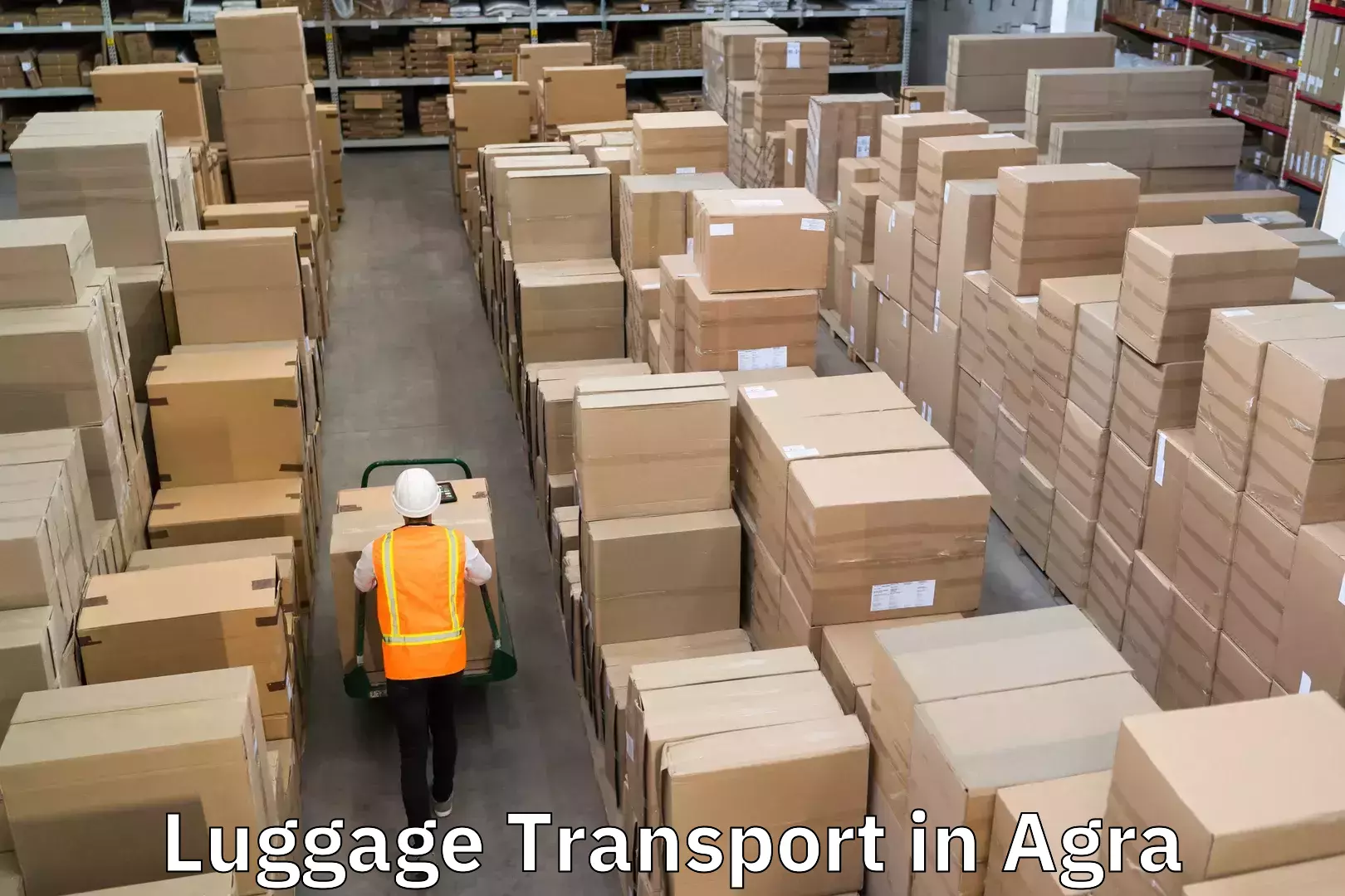 Luggage delivery rates in Agra