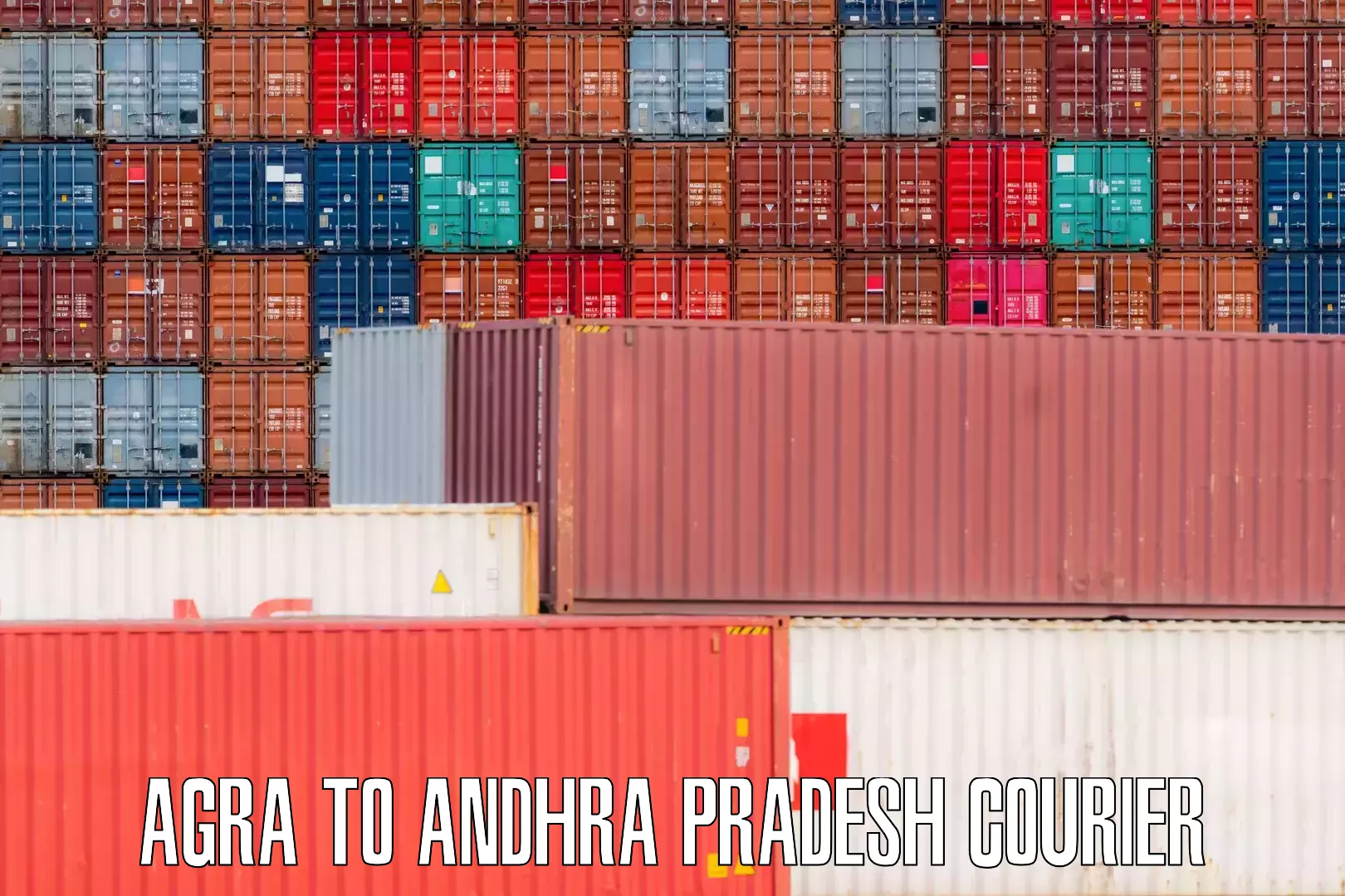 Baggage shipping advice Agra to Andhra Pradesh
