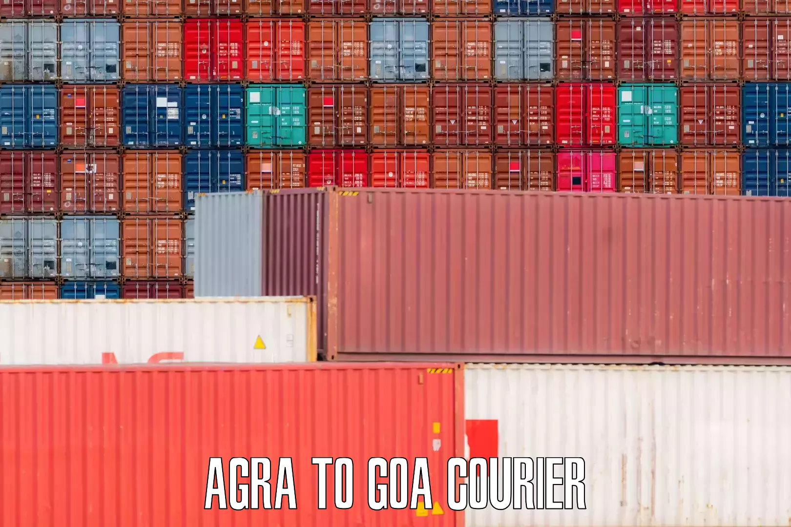 Baggage transport calculator Agra to Mormugao Port