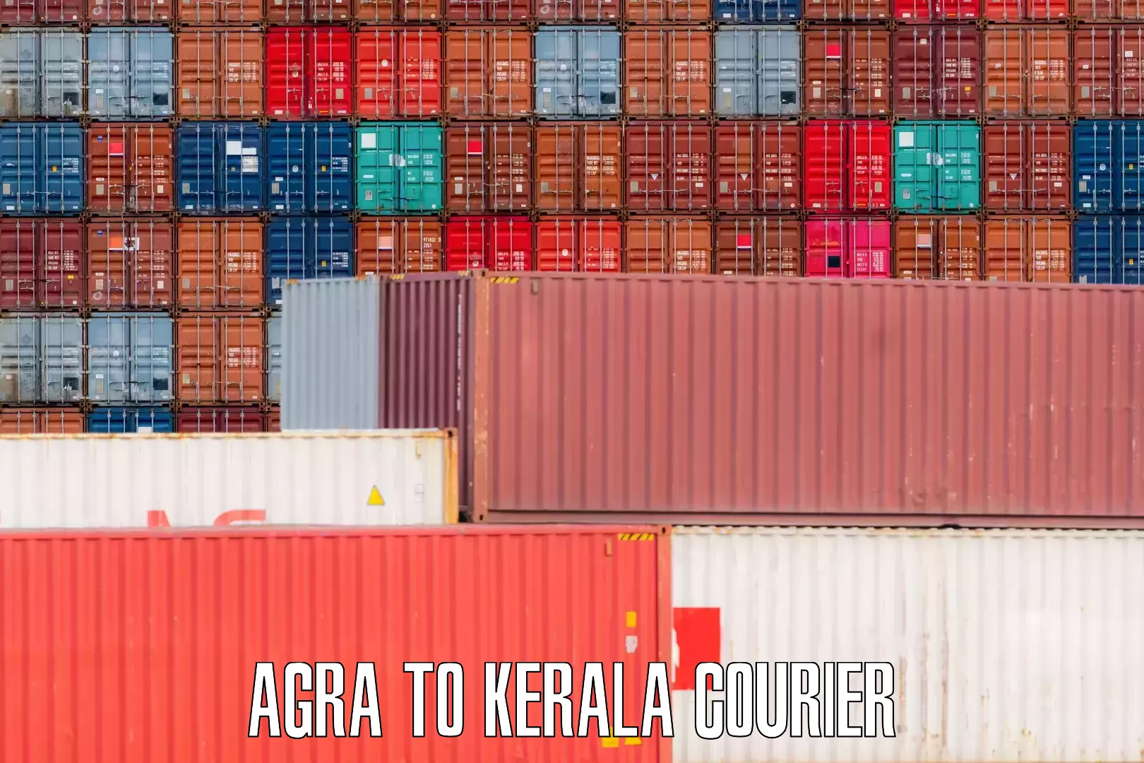 Bulk luggage shipping Agra to IIIT Kottayam