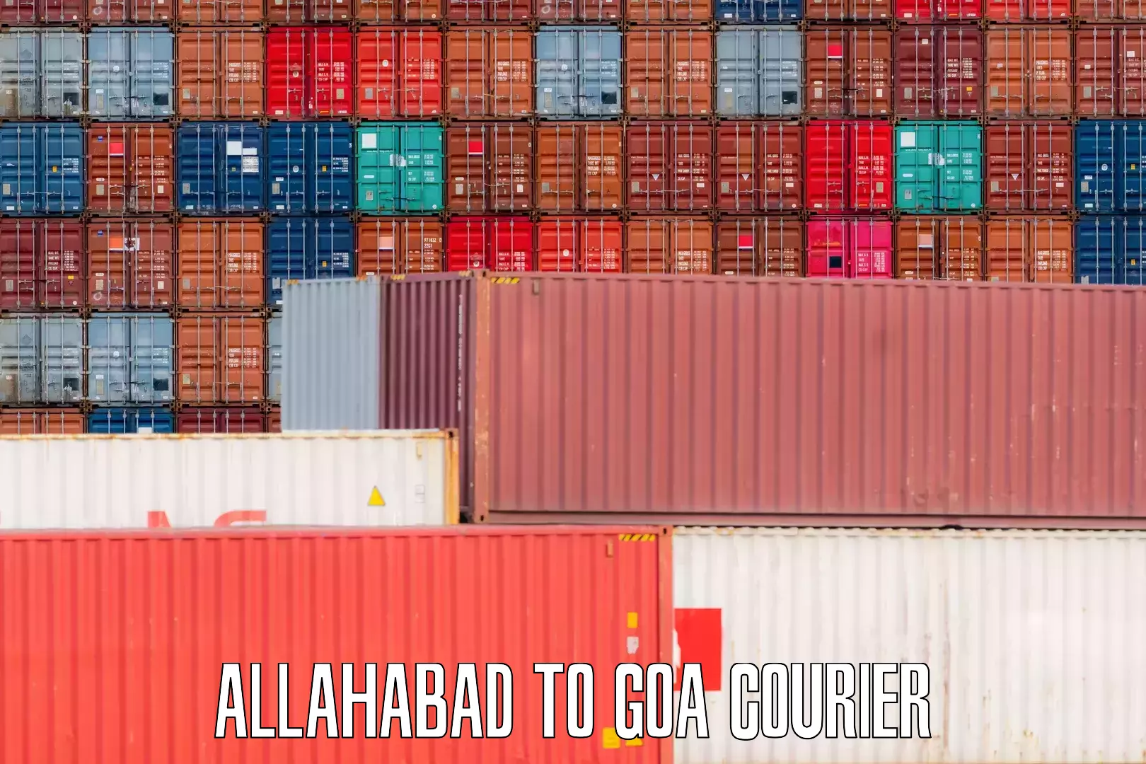 Global baggage shipping Allahabad to Goa