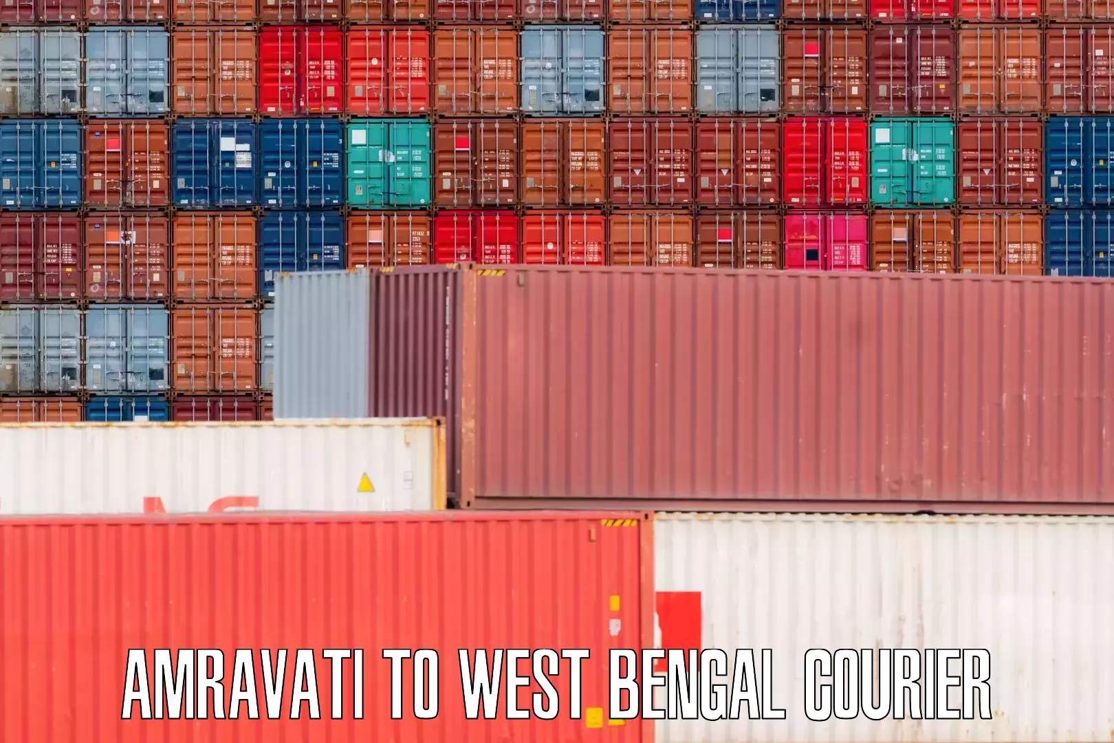 Luggage shipment strategy Amravati to West Bengal