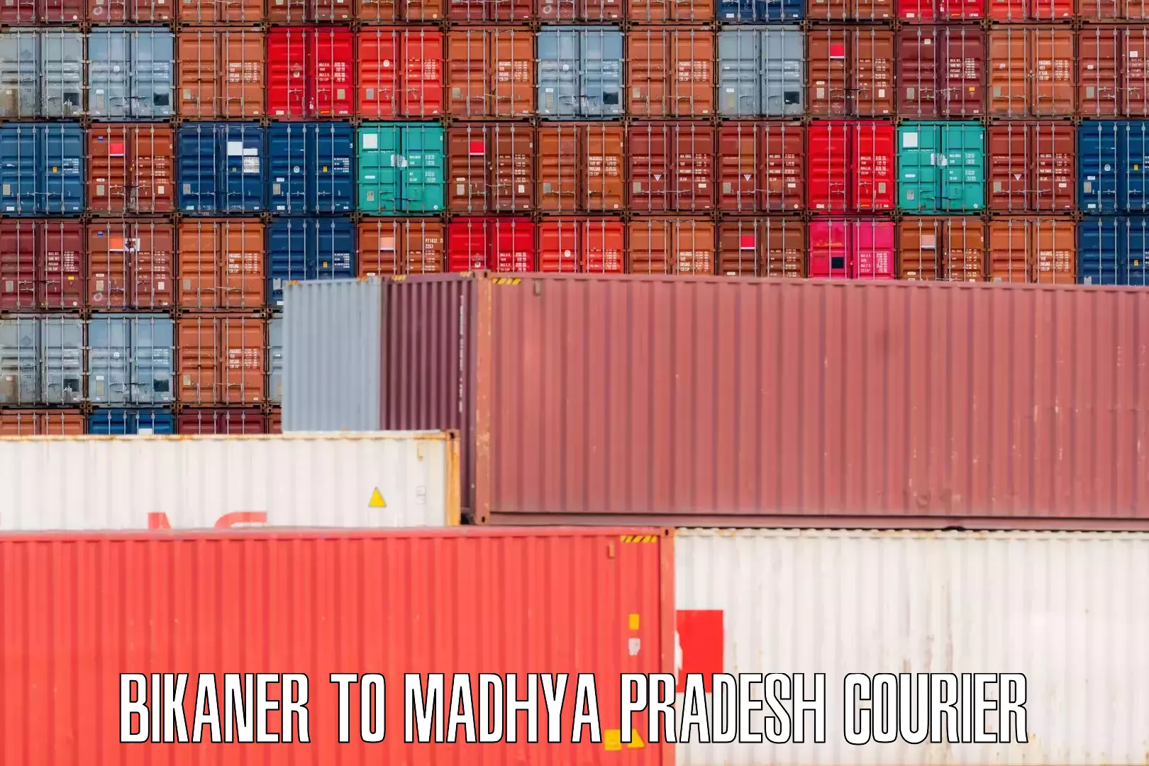Weekend baggage shipping Bikaner to Madhya Pradesh