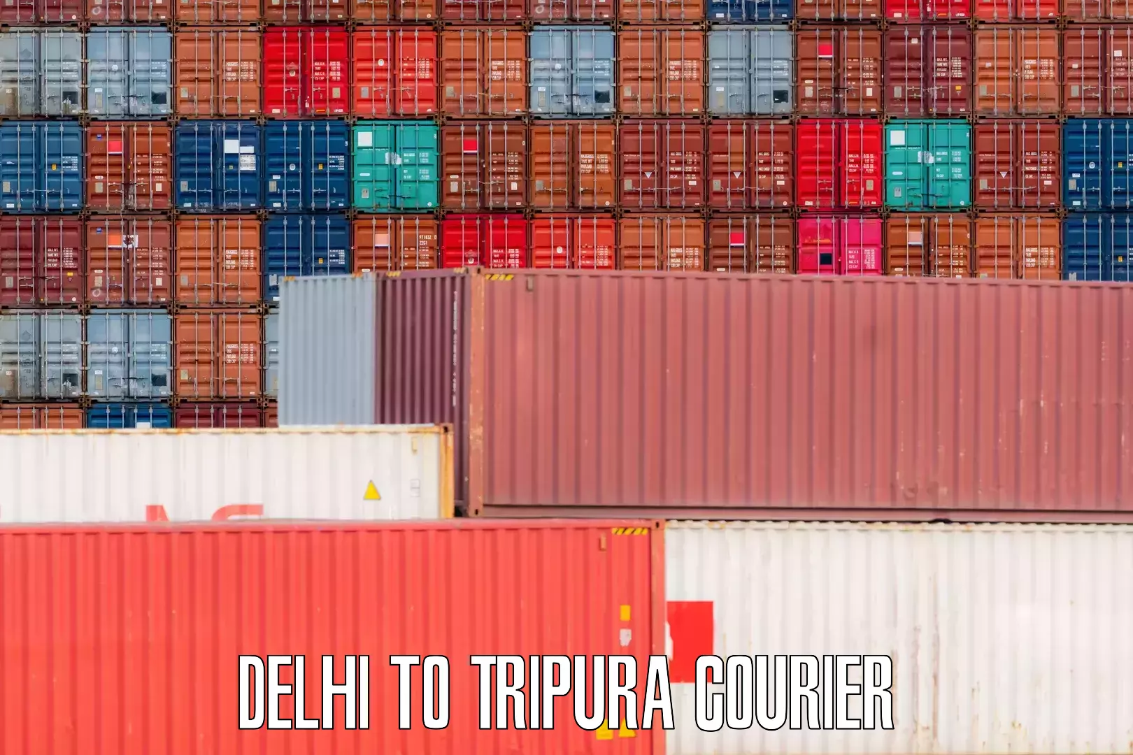Affordable luggage courier in Delhi to Tripura
